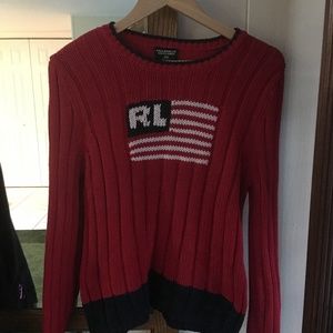Women’s Ralph Lauren American Flag Sweater